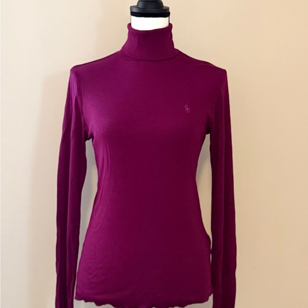 Ralph Lauren Sport Magenta Top size large euc